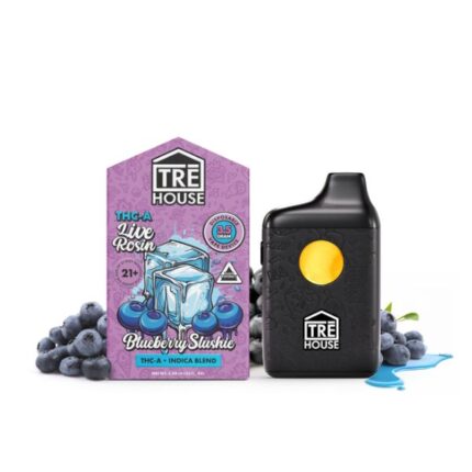 Blueberry Slushie – Live Rosin Indica THC-A Vape Pen – 3.5g